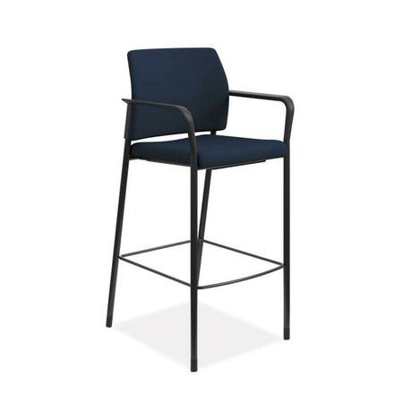 THE HON Cafe Stool with Arms, Navy HONSCS2FECU98B